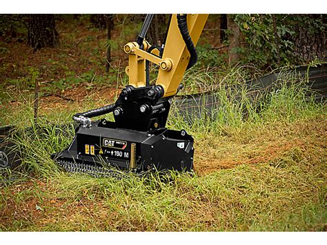 flail mower on cat mini excavator|mower attachment for mini excavator.